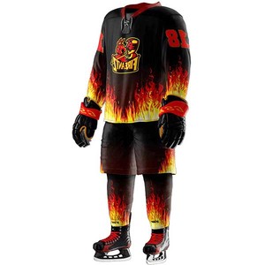 Uniforme de Hockey sobre Hielo Personalizado Profesional de Diseño Moderno, Uniforme de Hockey sobre Hielo Ligero de Manga Larga - Product Image 5