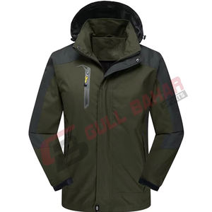 Veste coupe-vent à capuche imperméable de style rue pour hommes pour la saison d'hiver col montant fermeture à glissière XS 6XL vente! - Product Image 3