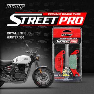 ผ้าเบรกเซรามิกกึ่งสำเร็จรูปสำหรับ Royal Enfield Hunter 350 Street Pro - ของใหม่ - Product Image 1