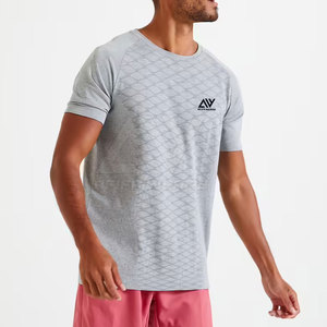 T-shirt de sport confortable T-shirt de sport respirant de taille personnalisée en stock T-shirt de sport en polyester fabriqué en coton - Product Image 3