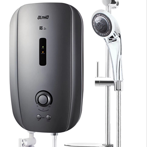 2024 New Product AS-2E 3.5KW Silver Instant Electric Water Heater <b>Showering</b> Unlimited Hot Water Without Pump - Product Image 1