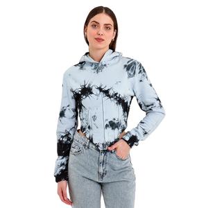 Street Style Tie-Dye Hoodie Bold Cómodo y totalmente personalizable Sudadera con capucha para mujer con logotipo y tamaños personalizados - Product Image 2