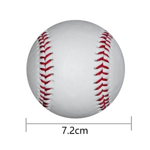 Prix de gros Balls d'exercice Élastique en cuir Liège Noyau de baseball en caoutchouc souple Soulager le stress Équipement pour le sport Jeu d'équipe - Product Image 6