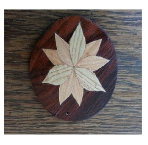 New Arrival Wholesale <b>Epoxy</b> Resin & Wood Coasters Splicing Wooden Placemat Mat Wood Tea Coffee Cup Mats Round Square Cup Coaster - Product Image 1