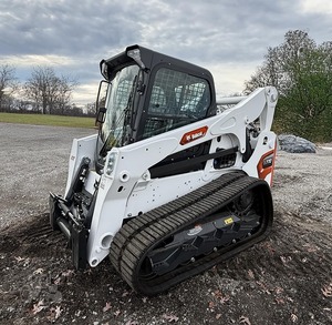 Low <b>Working</b> Hours T595 Mini Skid Steer Loader Front/Tractor Loader 4 Ton Rated Load Doosan Diesel Crawler <b>Belt</b> Pump Motor - Product Image 3