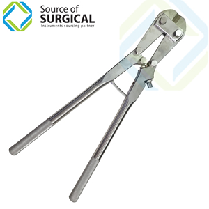 Pince coupante robuste de haute qualité pour la chirurgie, à pointe en acier au carbone, modèle SOS-31015, manuelle, certifiée ISO 13485 - Product Image 2