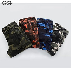 Short cargo de camouflage pour hommes, coupe décontractée, multi-poches, short cargo de camouflage pour l'extérieur, short tactique pour randonnée, camping, tenue décontracté, gym - Product Image 6
