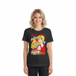 Unisex Anime <b>Candy</b> T-Shirt Top with <b>Eye</b>-catching Design - Product Image 2