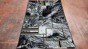 Alfombra Adiva de Poliéster, Tejida a Máquina, Moderna, de Polipropileno, Estilo Turco, de Alta Calidad, con Diseño Abstracto para el Hogar - Product Image 2