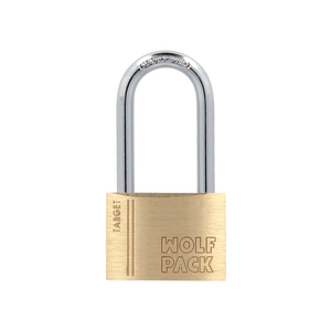 Lucchetto in ottone con anello lungo da 40 mm. - Product Image 1