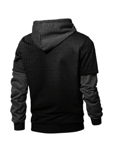 Sudadera con Capucha de Moda Urbana para Hombre, 100% Algodón, Manga Larga, Diseño Sólido, Logotipo Personalizado, Estilo Hip Hop, Ecológica - Product Image 2