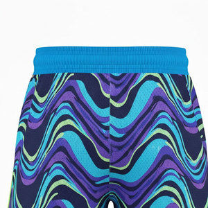 Shorts de sport sublimés en mesh pour hommes, coupe athlétique, avec ceinture flexible pour une autonomie de mouvement accrue sur le terrain - Product Image 6