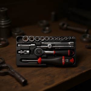 Usag 18-Piece <b>Ratchet</b> Set with Hexagonal <b>Sockets</b> and Inserts <b>Socket</b> Product Category - Product Image 3