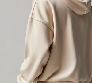 Sudaderas con capucha de algodón 100% de talla grande de estilo informal Ropa de invierno transpirable con cuello con capucha de patrón sólido de alta calidad-Venta en línea - Product Image 3