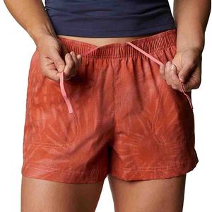 Shorts de sport respirants taille haute pour femme, avec taille élastique, pour la gym, le yoga, le cyclisme, effet froncé, colorés, style activewear - Product Image 1