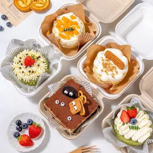 ภาชนะบรรจุอาหารทำจากชานอ้อยเป็นมิตรกับสิ่งแวดล้อมกล่องใส่อาหารแบบย่อยสลายได้ตามธรรมชาติจากเวียดนามสำหรับบรรจุภัณฑ์ที่ยั่งยืน - Product Image 5