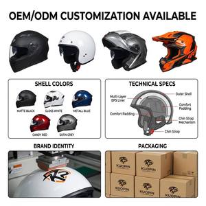 Casco Todoterreno KUOPIN VIRTUE 905, Carcasa de ABS Ligera, para Carreras de Descenso, Protección Facial Completa - Product Image 5