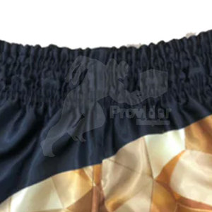 กางเกงขาสั้นแบบไทยสำหรับผู้ชายกางเกงขาสั้นสไตล์ใหม่สีทึบทำจากปากีสถานมวยไทย - Product Image 3