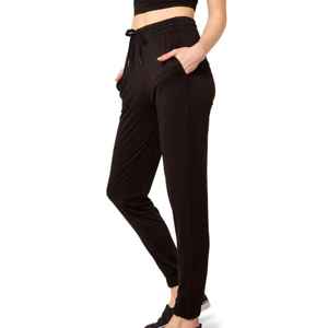 Pantalon ajusté décontracté OEM pour femmes de qualité supérieure, coupe skinny grande taille avec devant plat pour l'extérieur et l'été - Product Image 1