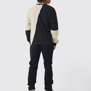 Vente en gros de sweatshirts à col en O en pur coton pour hommes/Sweatshirts surdimensionnés au meilleur prix tendance - Product Image 3