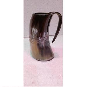 Taza de cuerno hecha a mano de alta calidad con superficie pulida brillante estilo tradicional para coleccionistas o regalos de proveedores indios - Product Image 3