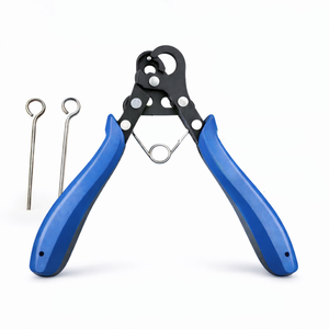 Pince à boucler de précision en acier inoxydable de haute qualité, taille de boucle 1,5 mm, outil de fabrication de bijoux, 12,4 cm, mini-outil de formage de boucles OEM/ODM - Product Image 6