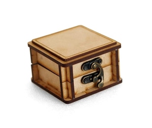 Bền MDF vòng bằng gỗ Box với an toàn có bản lề nắp cho đề nghị và đồ trang sức đám cưới - Product Image 5