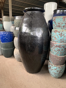 Atlantis Pot à Oeufs Cylindre Pot Pot Urne Sablée Ancienne Jardinière Poterie - Product Image 4