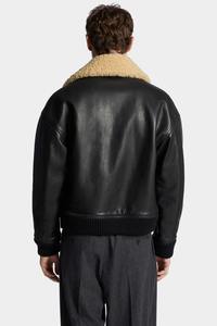 Chaqueta de piel de vaca Formal de alta calidad con cuello levantado, colocación de logotipo frontal, impermeable y ecológica - Product Image 6