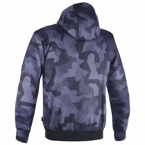 2025 dernière mode de haute qualité 100% coton hommes à capuche avec fermeture éclair personnalisé OEM Logo polaire haut personnalisable à capuche pour unisexe - Product Image 2