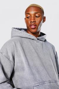Sweat à capuche d'hiver pour homme 100% Coton de Haute Qualité, Coupe Oversize à Épaules Tombantes, en Polaire Lavée, Respirant, Écologique, Grammage Lourd, Personnalisable - Product Image 6