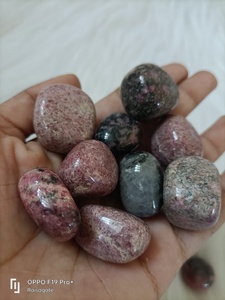 Piedra Natural de Rodonita Pulida, Cristal Curativo, Piedra de Bolsillo, Meditación, Reiki, Decoración del Hogar, Venta al por Mayor - Product Image 2