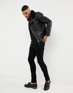 Mens Biker Leather <b>Jacket</b> Quilted Style Motorcycle Cafe Racer Bikers <b>Real</b> Genuine Leather Removeable Shearling <b>Fur</b> Collar <b>Jacket</b> - Product Image 4