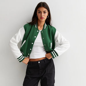 <b>Spring</b> Trendy Letterman Jacket Winter Clothes <b>Women's</b> <b>Coat</b> Ladies Custom Varsity Jacket Baseball Varsity Jacket OEM Service - Product Image 3