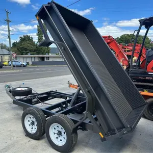 New Hydraulic Farm Dump Trailer for Sale Color Weight Blank Dimension Place Model Load cheap