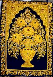 ของแขวนผนังตกแต่งบ้านลายปัก zari มือพิเศษคุณภาพระดับพรีเมียมสินค้าสำหรับการจัดหาทั่วโลก - Product Image 3