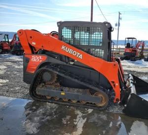 Chargeuse compacte sur chenilles Kubota SVL90, faible nombre d'heures, 92 CV, attache rapide hydraulique, certifiée CE EPA, équipement de construction - Product Image 3