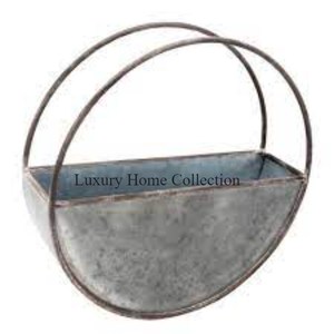 Pots de fleurs et jardinières en métal au design unique et élégant Couleur noire Revêtement en poudre Brillant Poli Design attrayant Haute qualité - Product Image 6