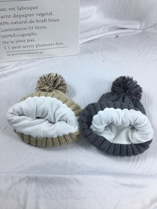 Gorro de pescador corto con puño de punto de lana cálido de invierno para hombres y mujeres Impresión digital - Product Image 4