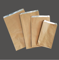 Sacs en papier doublés en aluminium pour aliments chauds, sacs de couverture d'emballage Shawarma KEBAB