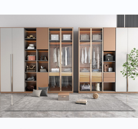 Dressing pour fille, dressing en L, armoire de chambre à coucher en bois sur mesure