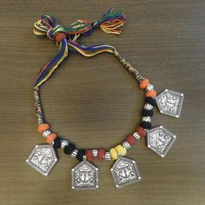 สร้อยคอแฟชั่นชุบเงินหลากสี1111503กรัม - Product Image 1