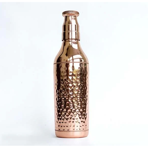 Bouteilles d'eau élégantes en cuivre de grande capacité avec un bouchon anti-fuite pour une durabilité durable et une utilisation quotidienne élégante - Product Image 3