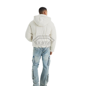 Veste matelassée pour homme de haute qualité OEM, design personnalisé, légère, en nylon et polyester, veste d'hiver à bulles, veste matelassée pour homme - Product Image 4