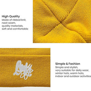 Gorro cálido y acogedor para clima frío con tejido de punto suave Gorro elegante con material elástico - Product Image 6