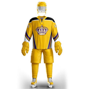 Uniformes de hockey sobre hielo suaves y cómodos al por mayor, ropa de equipo de alta calidad, camisetas de hockey, conjuntos de ropa deportiva al aire libre OEM - Product Image 4