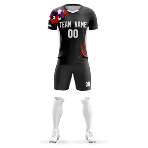 Ropa de fútbol impresa de Francia de alta calidad, camisetas de equipo de fútbol de secado rápido, conjuntos de uniformes de sublimación completa de estilo superior - Product Image 3