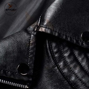 Winter Fashion OEM Designs Genuine <b>Leather</b> <b>Biker</b> High Street <b>Jacket</b> for Men Slim Fit Trending Breathable Oversized - Product Image 4