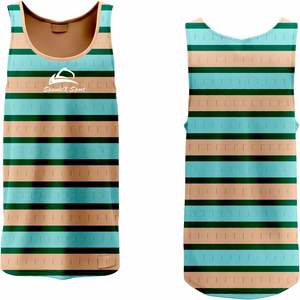 Custom Designed <b>Mens</b> Tank Top for Gym Fitness High Quality Breathable Knitted <b>Singlet</b> Casual Bodybuilding Wear - Product Image 3