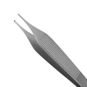 Cómodo agarre Micro Adson fórceps instrumentos quirúrgicos rectos puntas delicadas dientes mango ergonómico hemostático para Ceps - Product Image 4